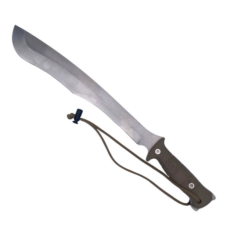 MACHETTE TIGER WILDSTEER MANCHE COYOTE LAME BROSSÉE