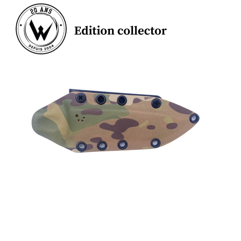 COUTEAU DE SURVIE MT55 EDITION COLLECTOR WILDSTEER MANCHE KAKI LAME PVD N°84/100