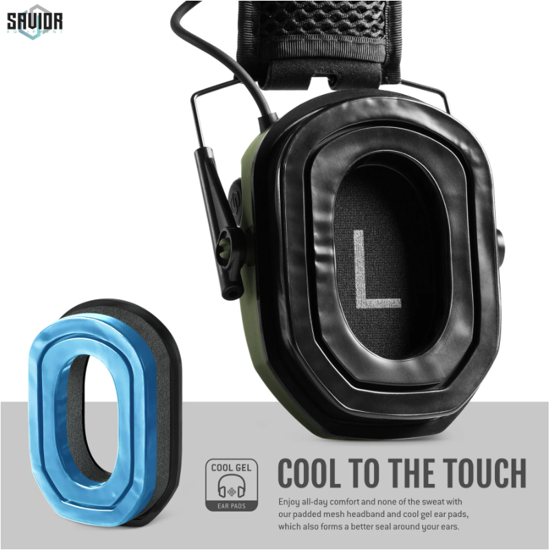 CASQUE ANTI-BRUIT ELECTRONIQUES SAVIOR OD Green