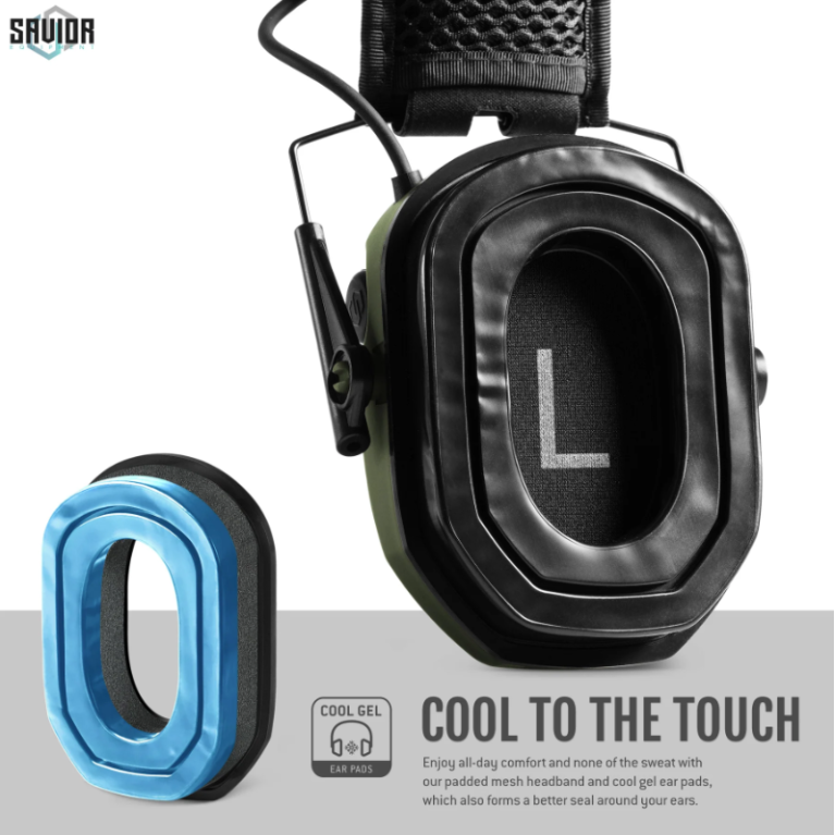 CASQUE ANTI-BRUIT ELECTRONIQUES SAVIOR OD Green