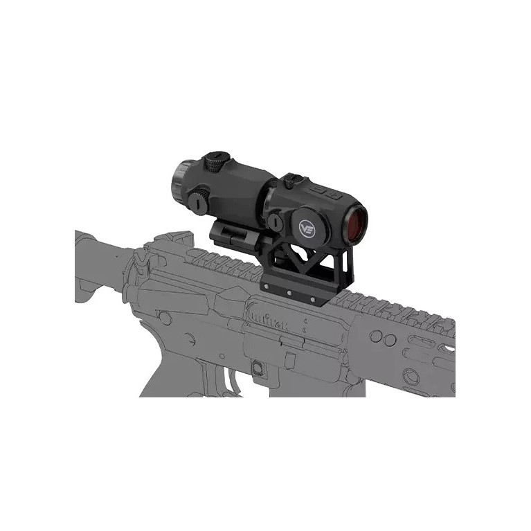 COMBO POINT ROUGE MAVERICK-IV MINI 1X20 x MAGNIFIER MAVERICK-IV 3X22/ PICATINNY HAUT