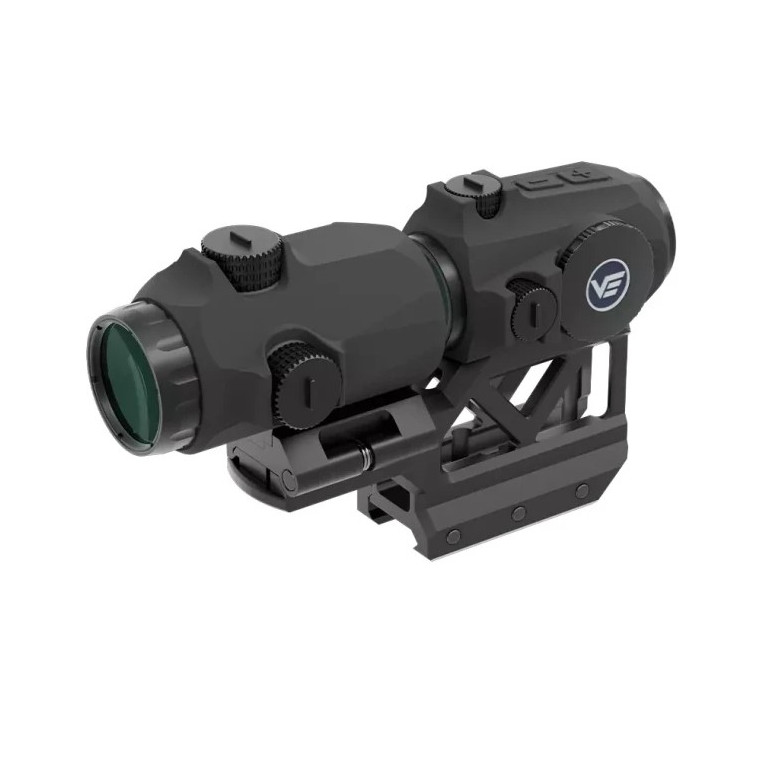 COMBO POINT ROUGE MAVERICK-IV MINI 1X20 x MAGNIFIER MAVERICK-IV 3X22/ PICATINNY HAUT