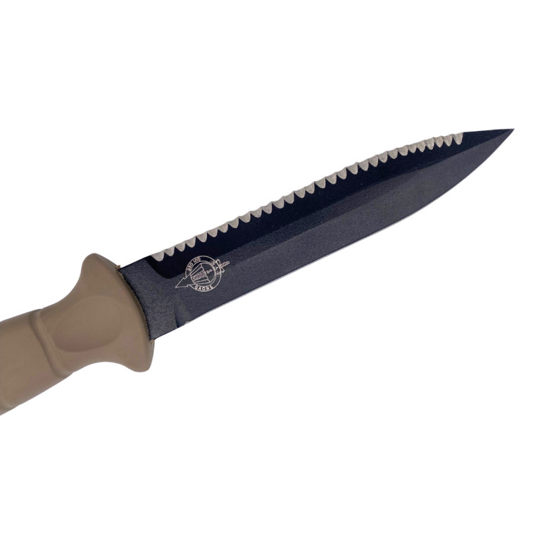 DAGUE DE COMBAT WILDSTEER LAME SERRATION SAS 1RPIMA COYOTE