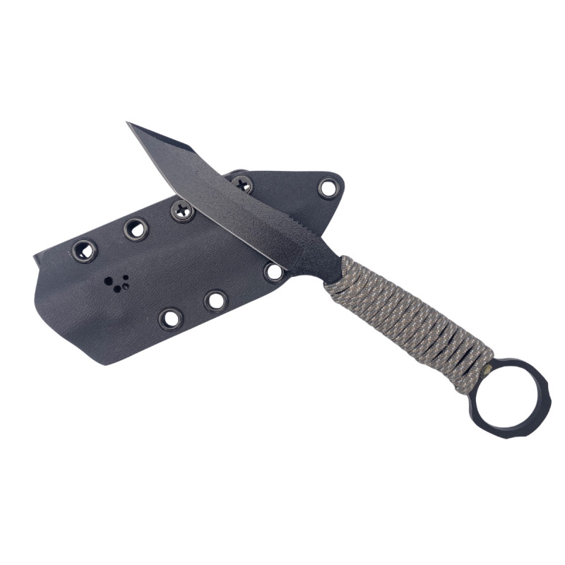 COUTEAU TACTIQUE SCORPION WILDSTEER PARACORDE URBAN CAMO