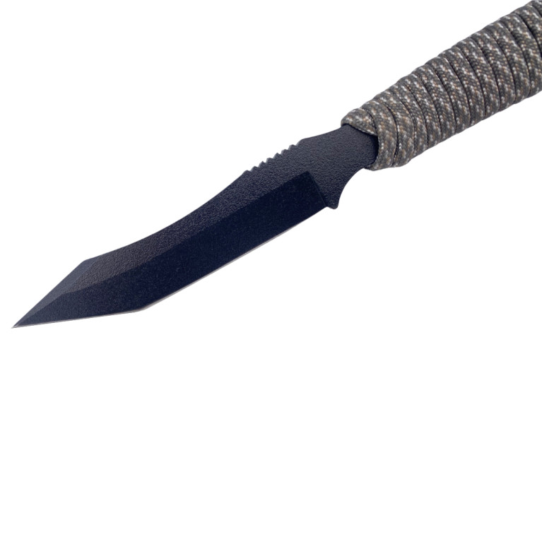 COUTEAU TACTIQUE SCORPION WILDSTEER PARACORDE URBAN CAMO