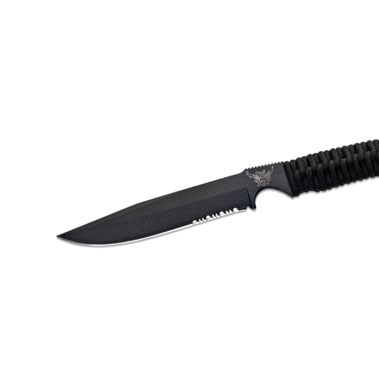 COUTEAU DE COMBAT KRAKEN WILDSTEER COMMANDO HUBERT PARACORDE NOIRE