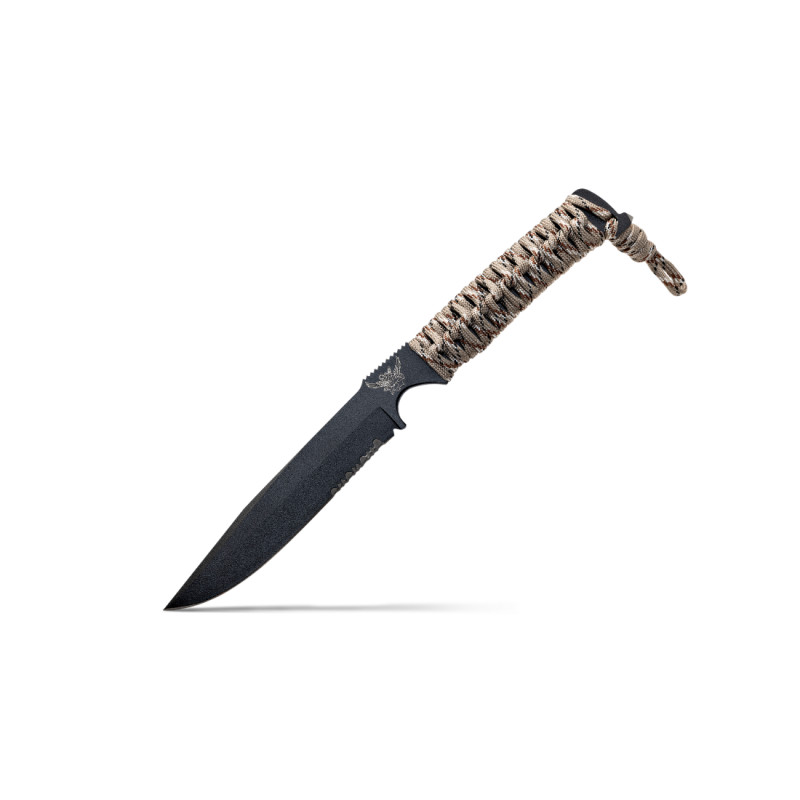 COUTEAU DE COMBAT KRAKEN WILDSTEER COMMANDO HUBERT PARACORDE