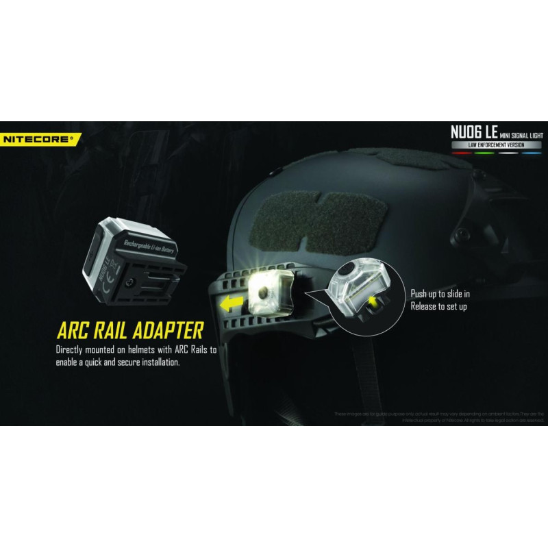 LAMPE DE POSITION NITECORE NU06LE 15 LUMENS 9 MODES LUMINEUX