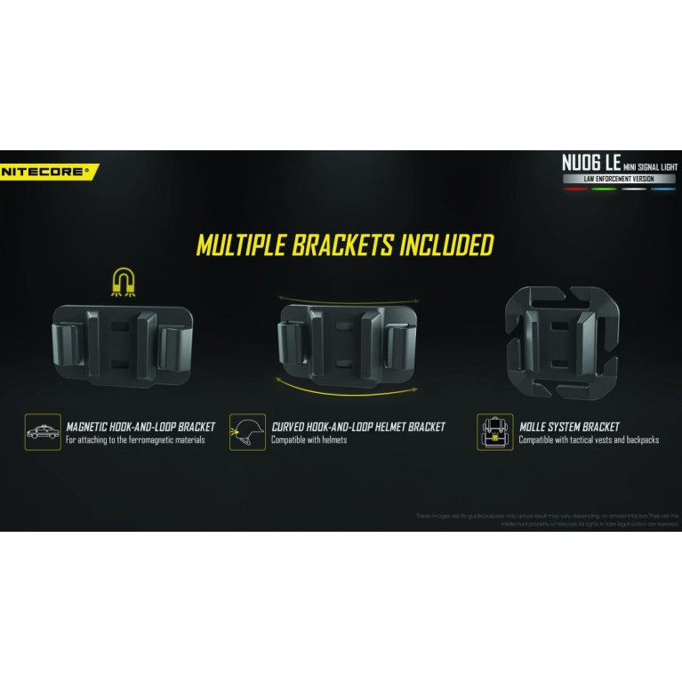 LAMPE DE POSITION NITECORE NU06LE 15 LUMENS 9 MODES LUMINEUX