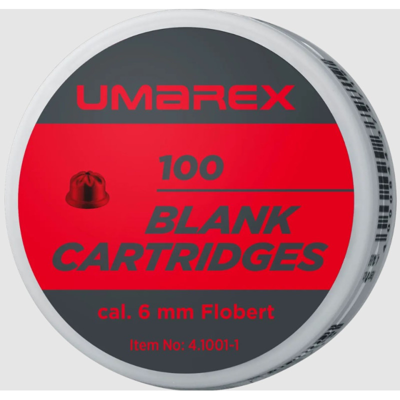 100 CARTOUCHES 6 MM FLOBERT A BLANC UMAREX