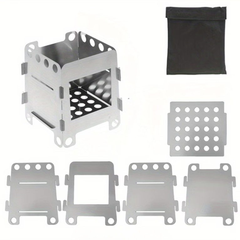 RÉCHAUD À BOIS ULTRA COMPACT BUSHCRAFT ACIER INOXIDABLE