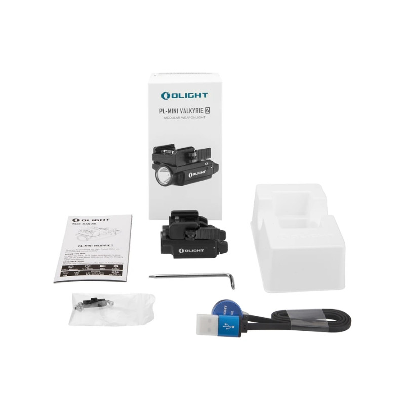 LAMPE PISTOLET OLIGHT VALKYRIE PL-MINI 2 - 600 LM NOIR
