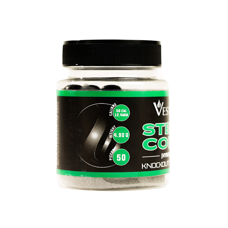 50 BILLES RENFORCÉES ACIER CORE CAL.50