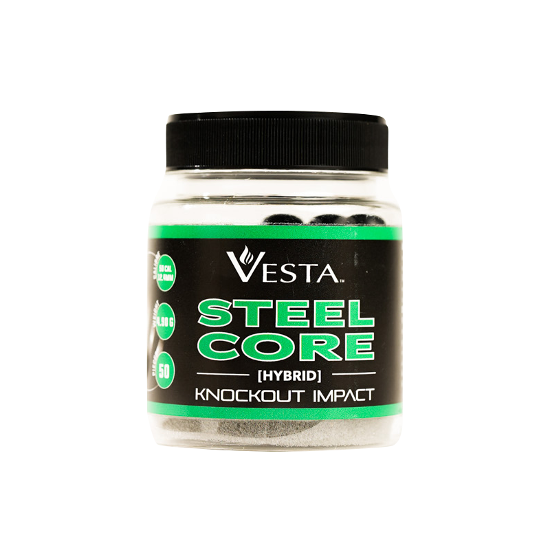 50 BILLES RENFORCÉES ACIER CORE CAL.50