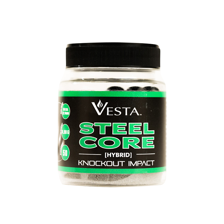 50 BILLES RENFORCÉES ACIER CORE CAL.50