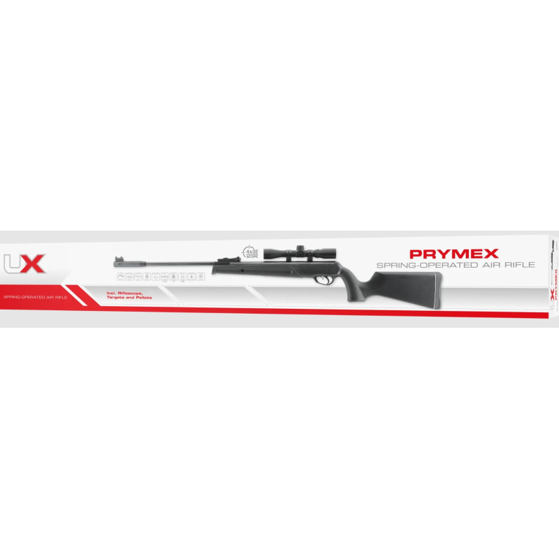PACK CARABINE A PLOMBS UMAREX PRYMEX CAL 4.5MM 16 J
