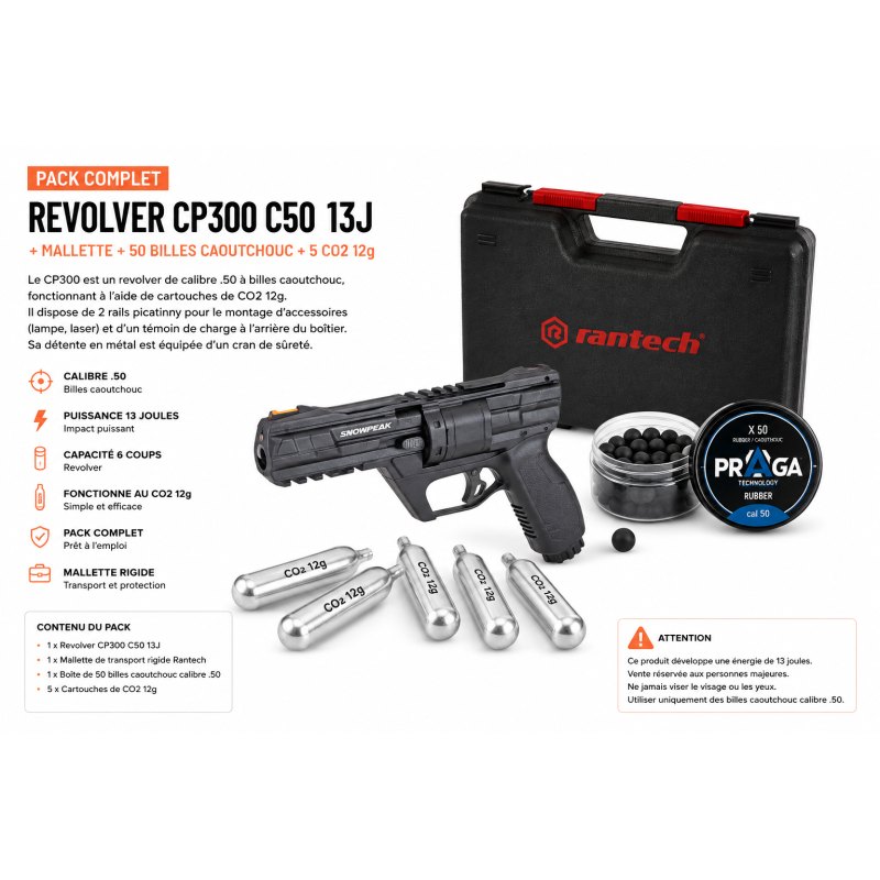 REVOLVER CP300 C50 13J PACK COMPLET