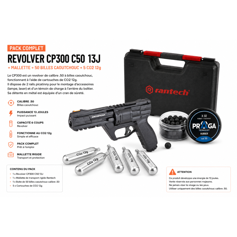 REVOLVER CP300 C50 13J PACK COMPLET