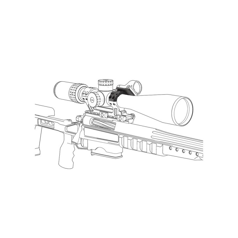 Kit de montage Vector Optics X-ACCU pour lunette 30 mm – Noir