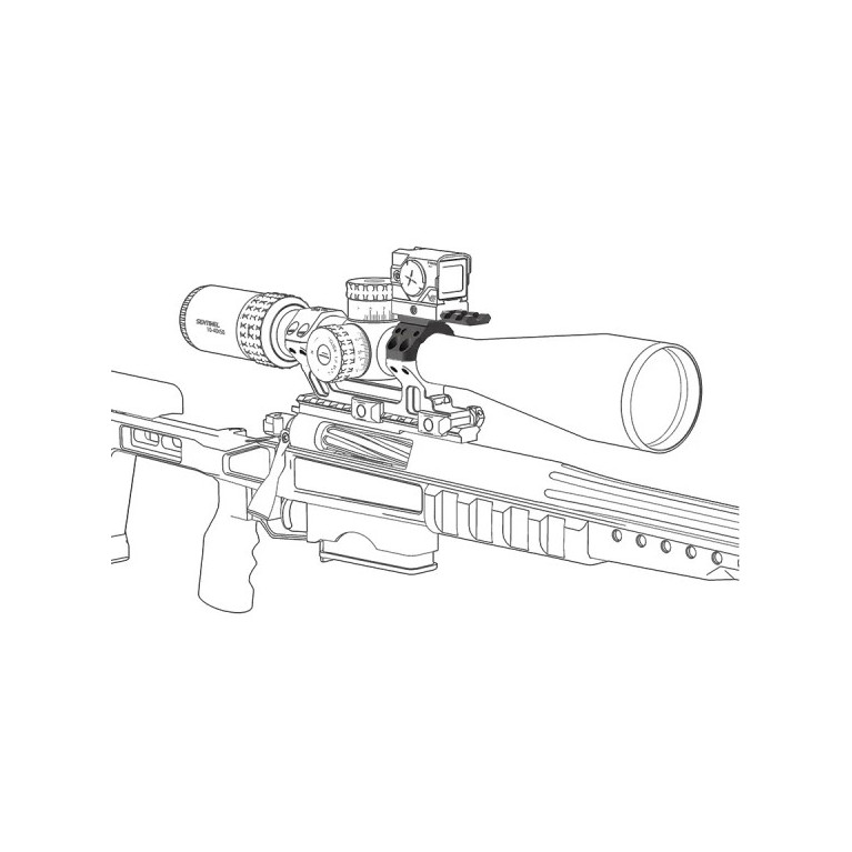 Kit de montage Vector Optics X-ACCU pour lunette 30 mm – Noir