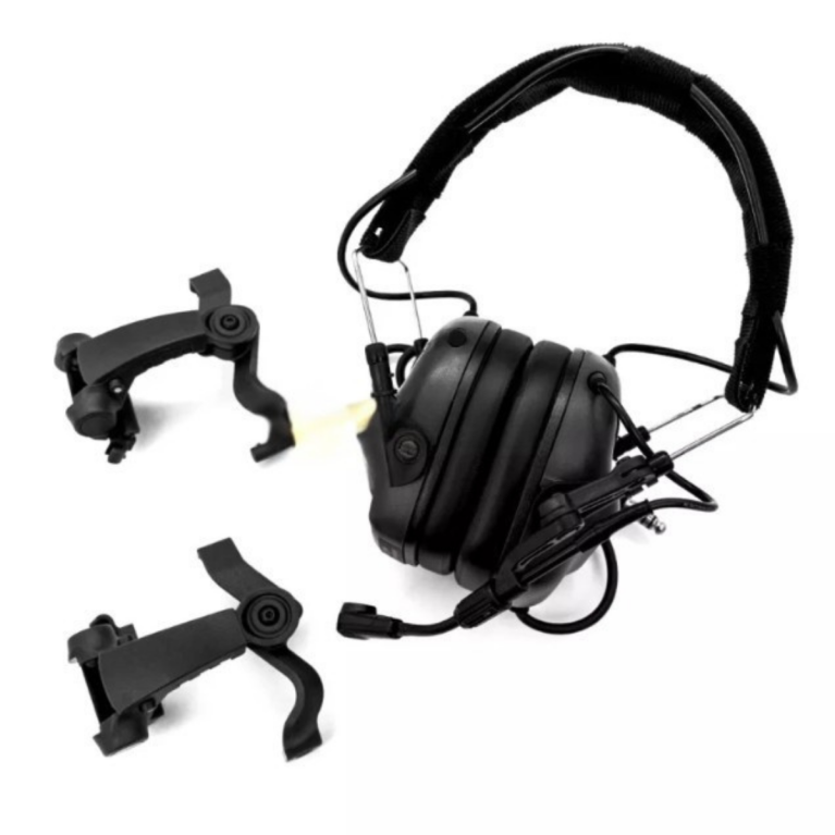 Casque de Tir EARMOR M32X MOD4 avec support casque FAST / ARC - Black