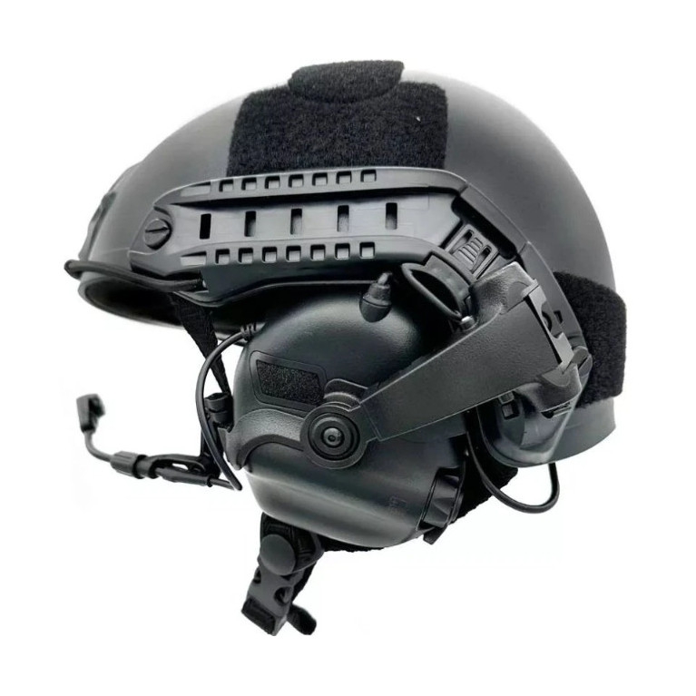 Casque de Tir EARMOR M32X MOD4 avec support casque FAST / ARC - Black